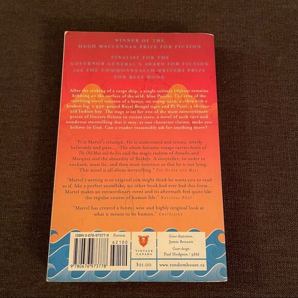 Life of Pi Book - Picture 2 of 5